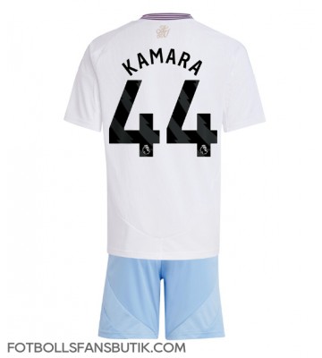 Aston Villa Boubacar Kamara #44 Replika Bortatröja Barn 2024-25 Kortärmad (+ Korta byxor)